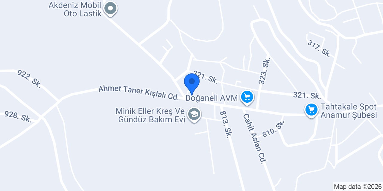 Martı Veteriner Kliniği konumu