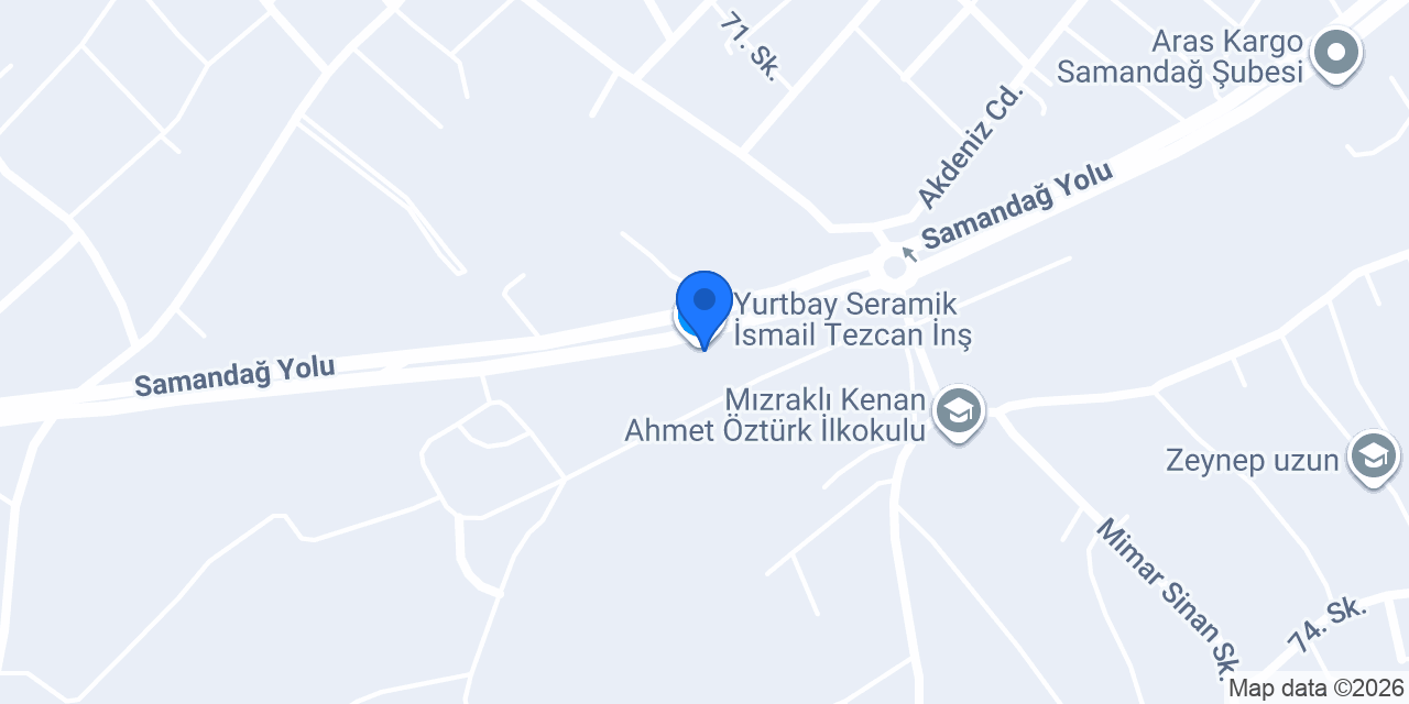 Yurtbay Seramik İsmail Tezcan İnş. konumu