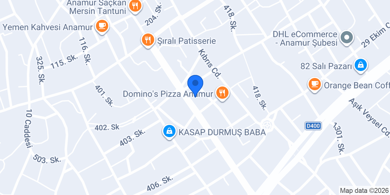Emek Pide Fırını Anamur konumu