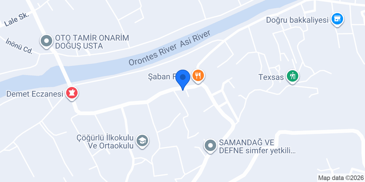 Şensesler Berber salonu konumu