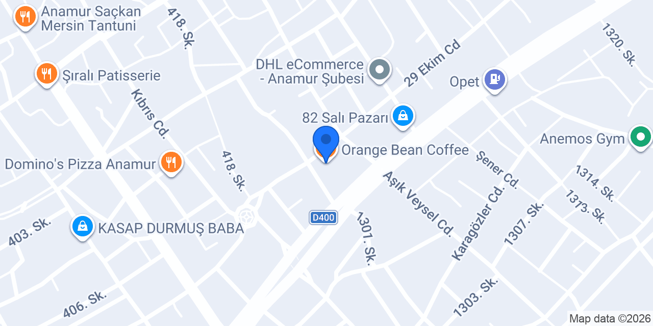 Orange Bean Coffee konumu