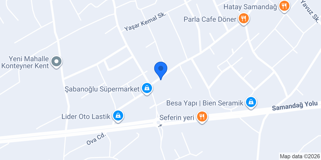 Muhtaroğlu Kasap ve Fırın konumu