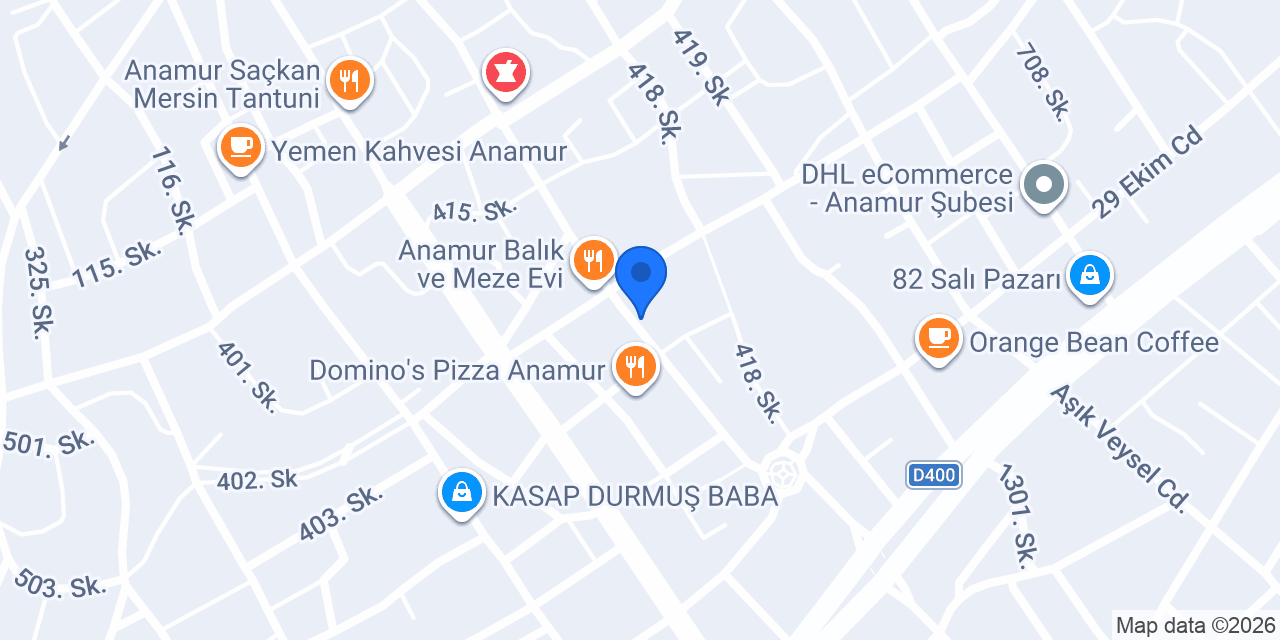 Anamur Teknik servis konumu
