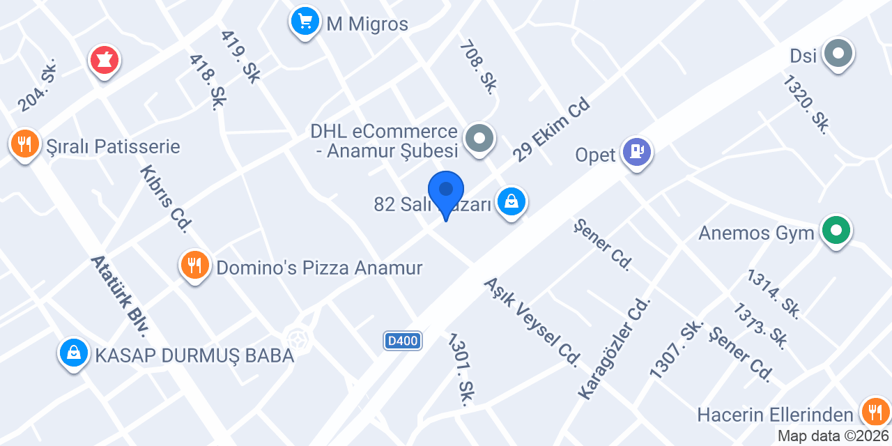 HARİTA RENT A CAR konumu