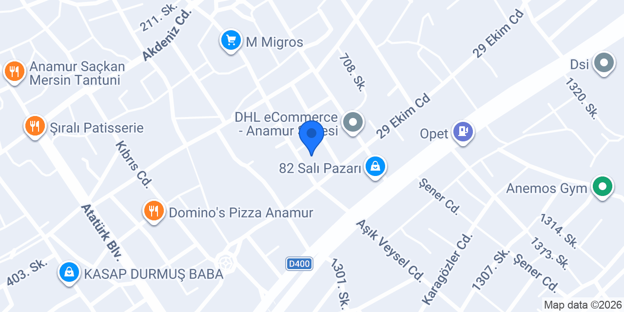 Aygaz Tüp Bayisi konumu