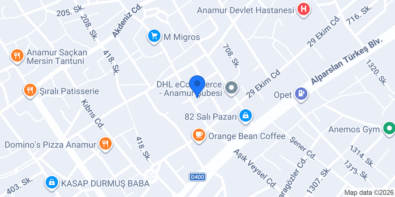 Mimar Leyla Kılıç Tesbi konumu