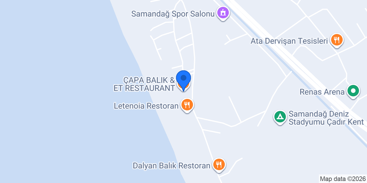 ÇAPA BALIK & ET RESTAURANT konumu