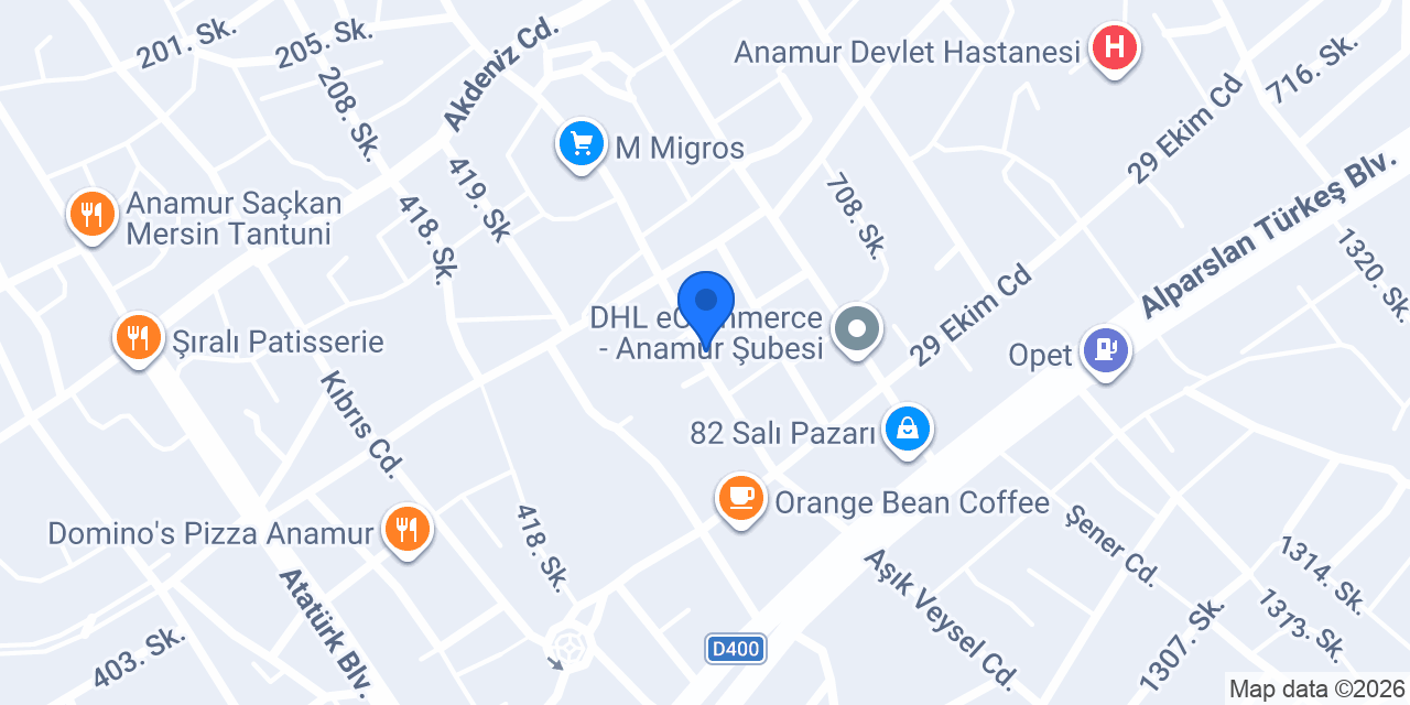 Anamur Avukat Denizhan Aktoprak konumu
