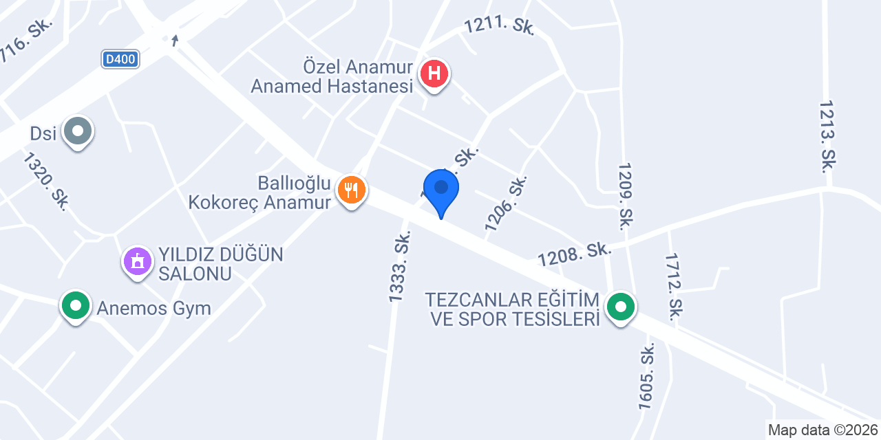 ANAMUR YATAK DÜNYASI konumu