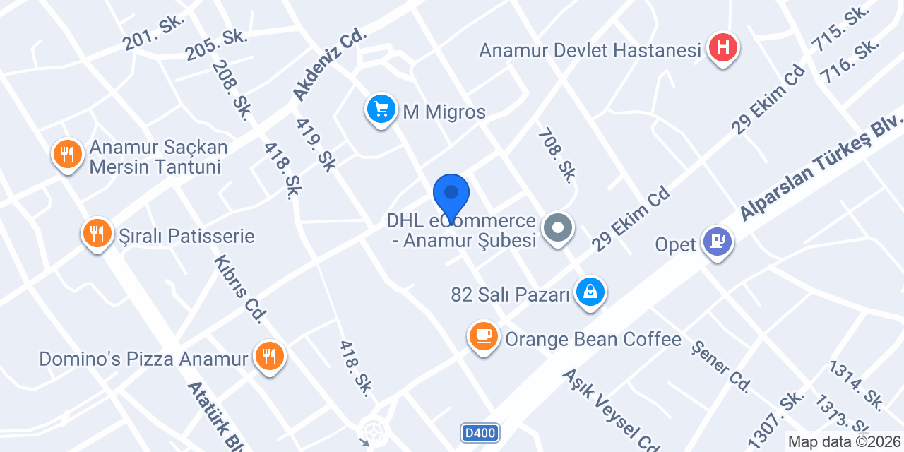 Av. Ayça TÜRE konumu