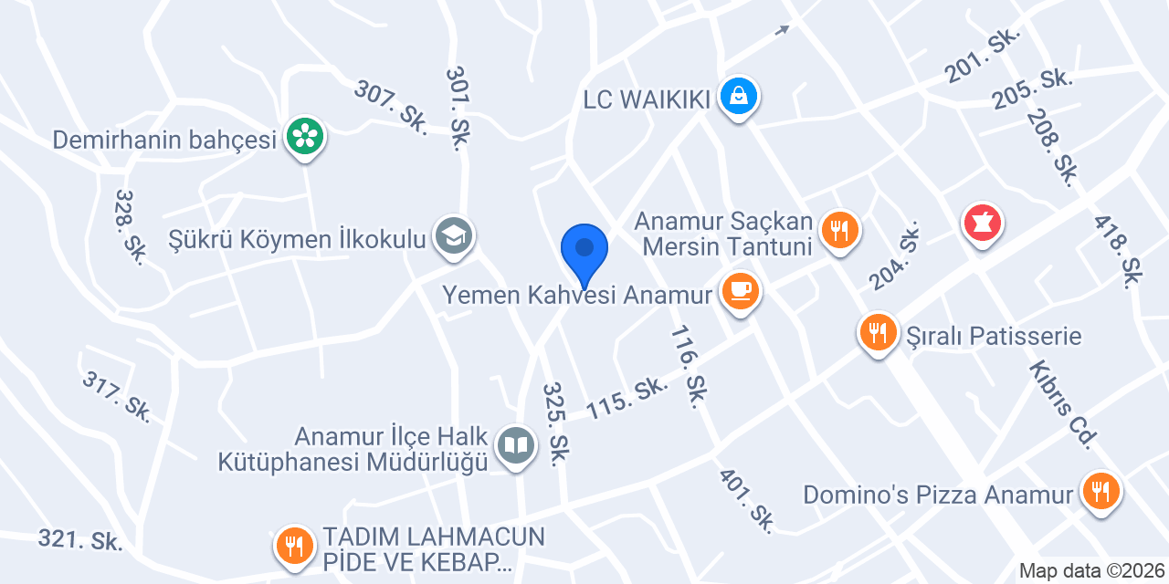 ANAMUR VETERİNERLİK konumu