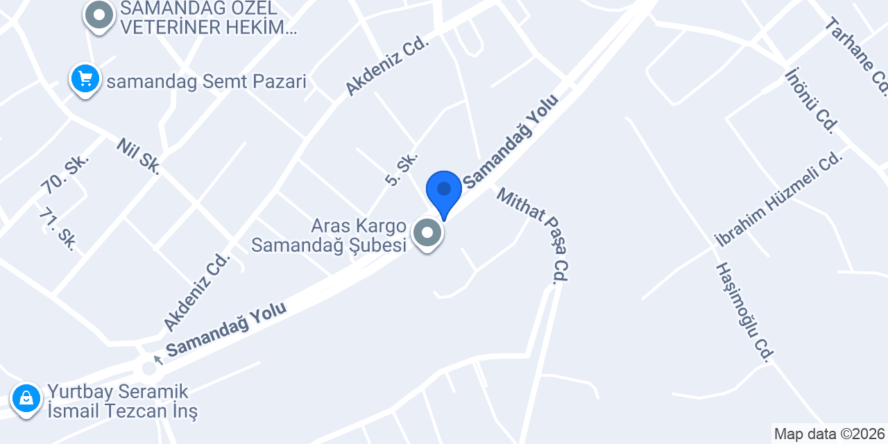 Elsen Mega Yapı Market konumu