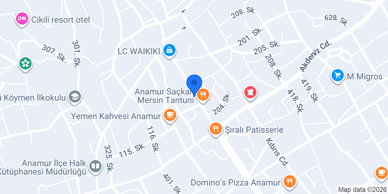 Saçkan Sos Döner konumu