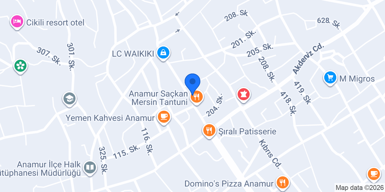 Nas Börek Evi konumu