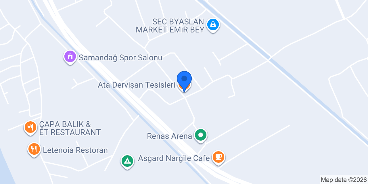 Ata Dervişan Tesisleri konumu