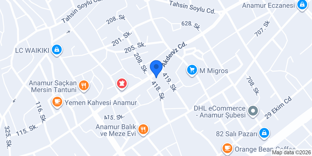 Baharatci Metin konumu