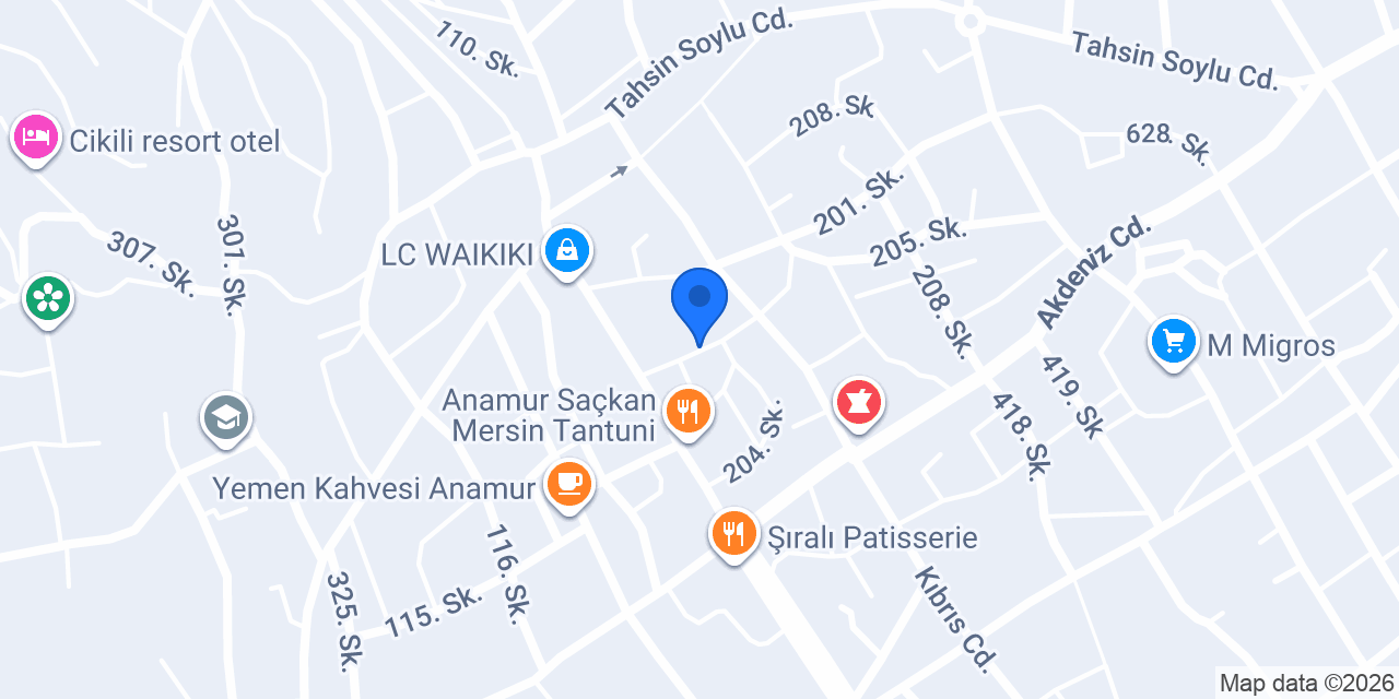 ANTEPLİ ALİ USTA konumu