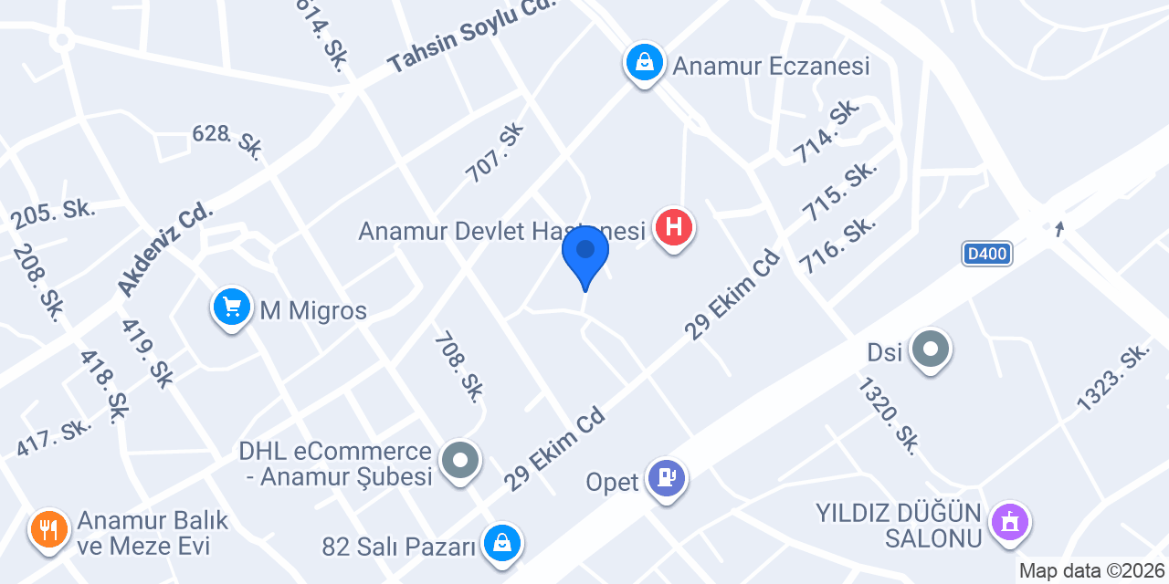 Ece Medikal konumu