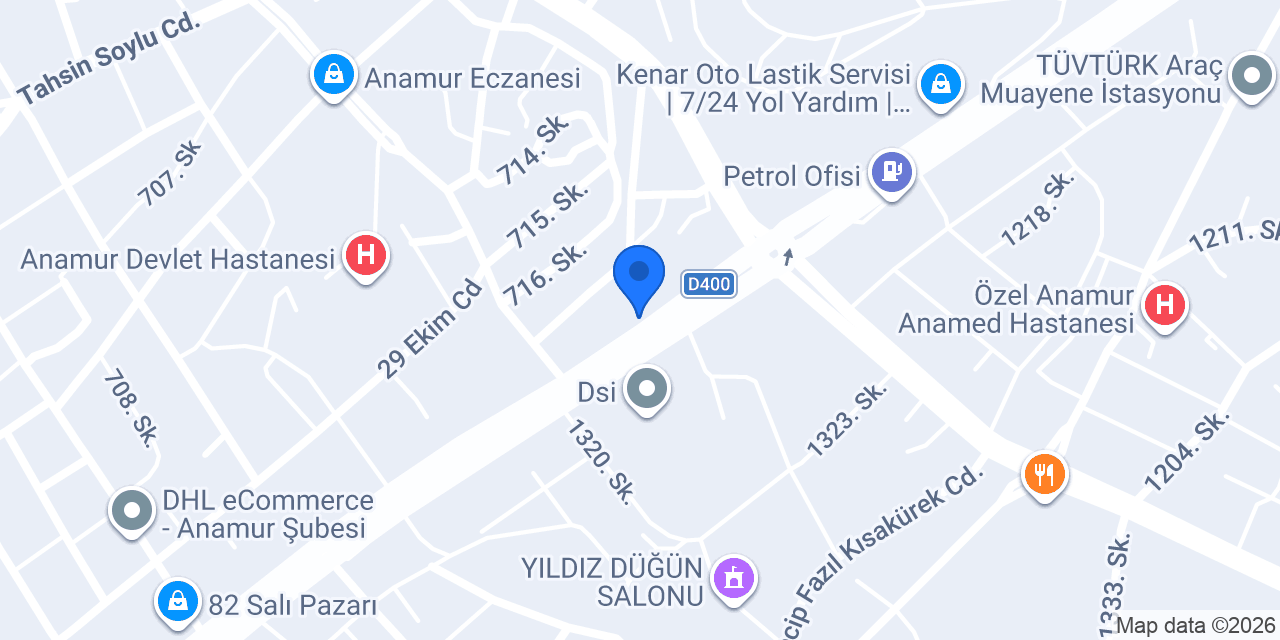 Mondi Anamur konumu