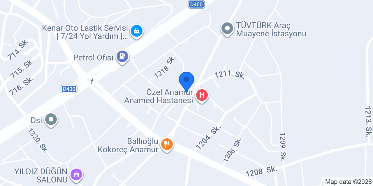 Anamur Optik konumu