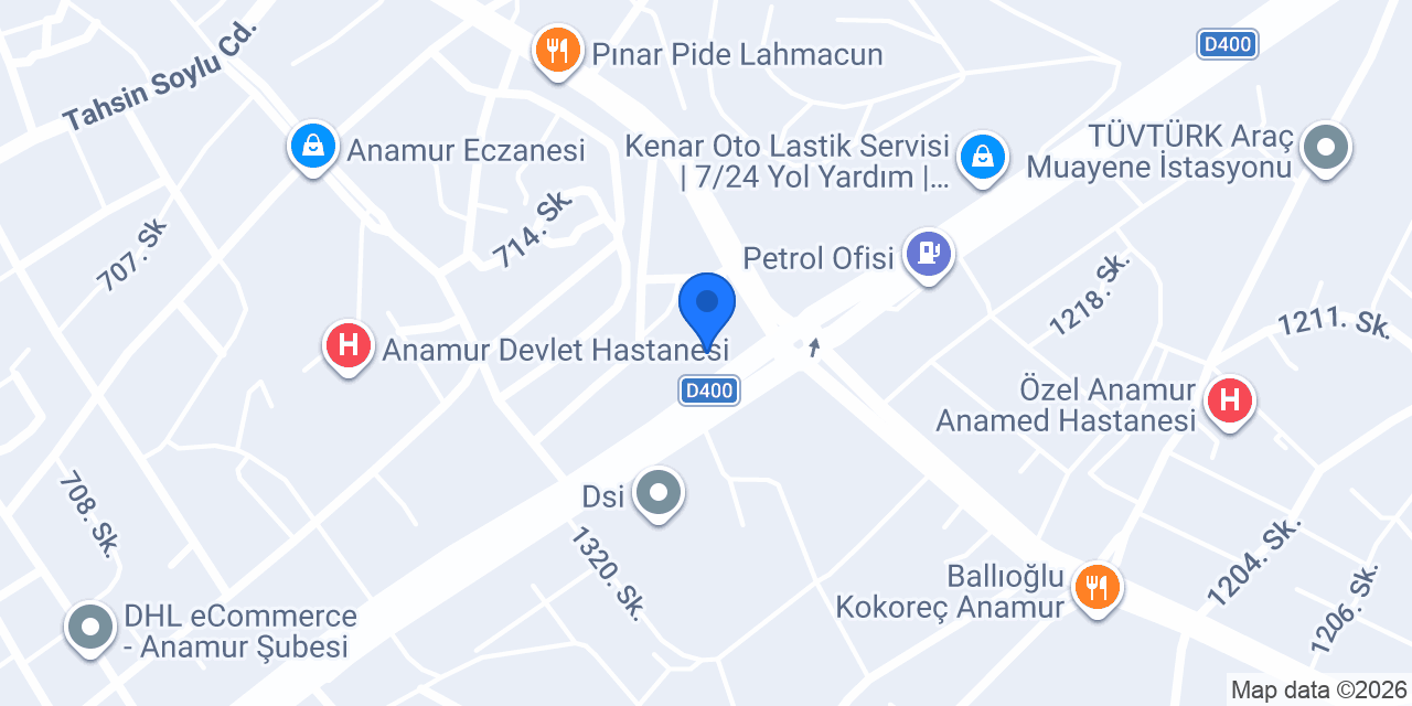 Fidan Oto Lastik konumu