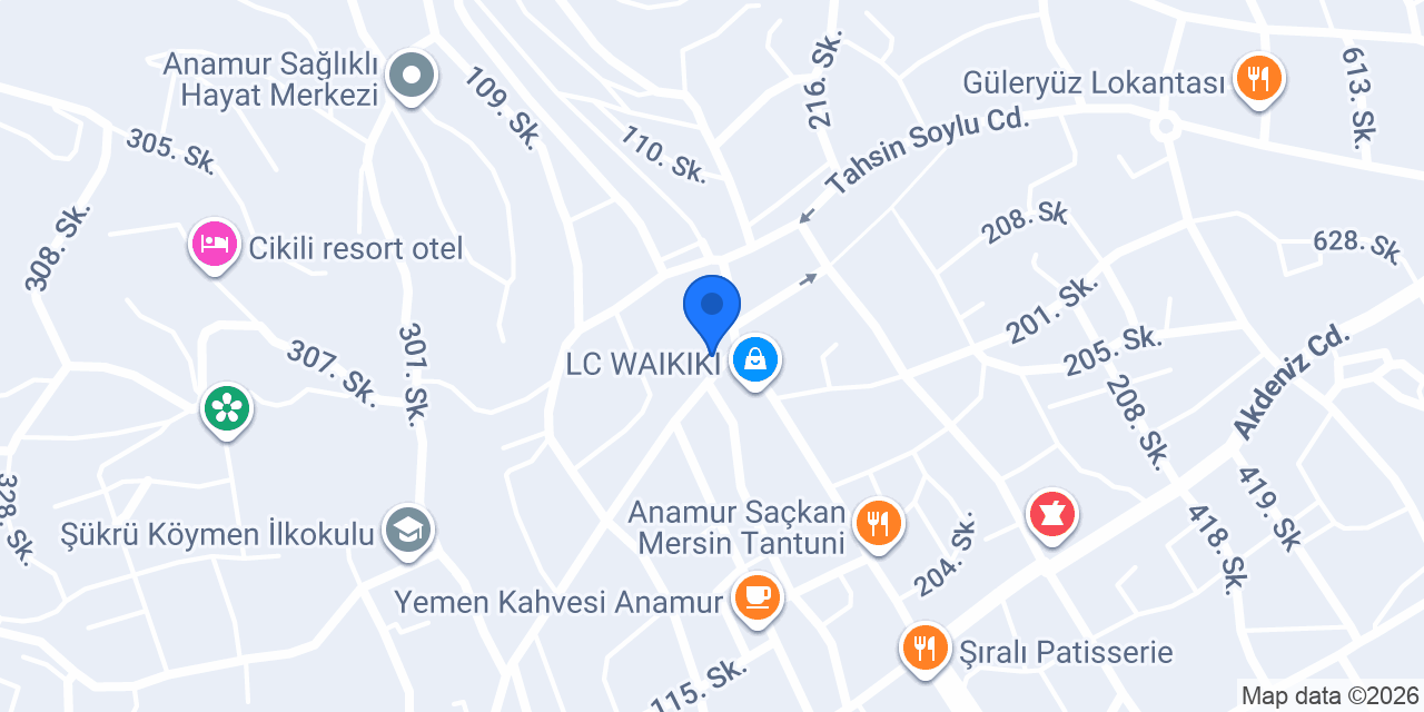 Anamur Gündoğdu Çiçekçilik konumu