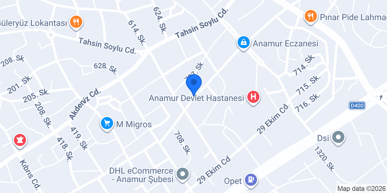 ANAMUR OFİS BİLGİSAYAR konumu