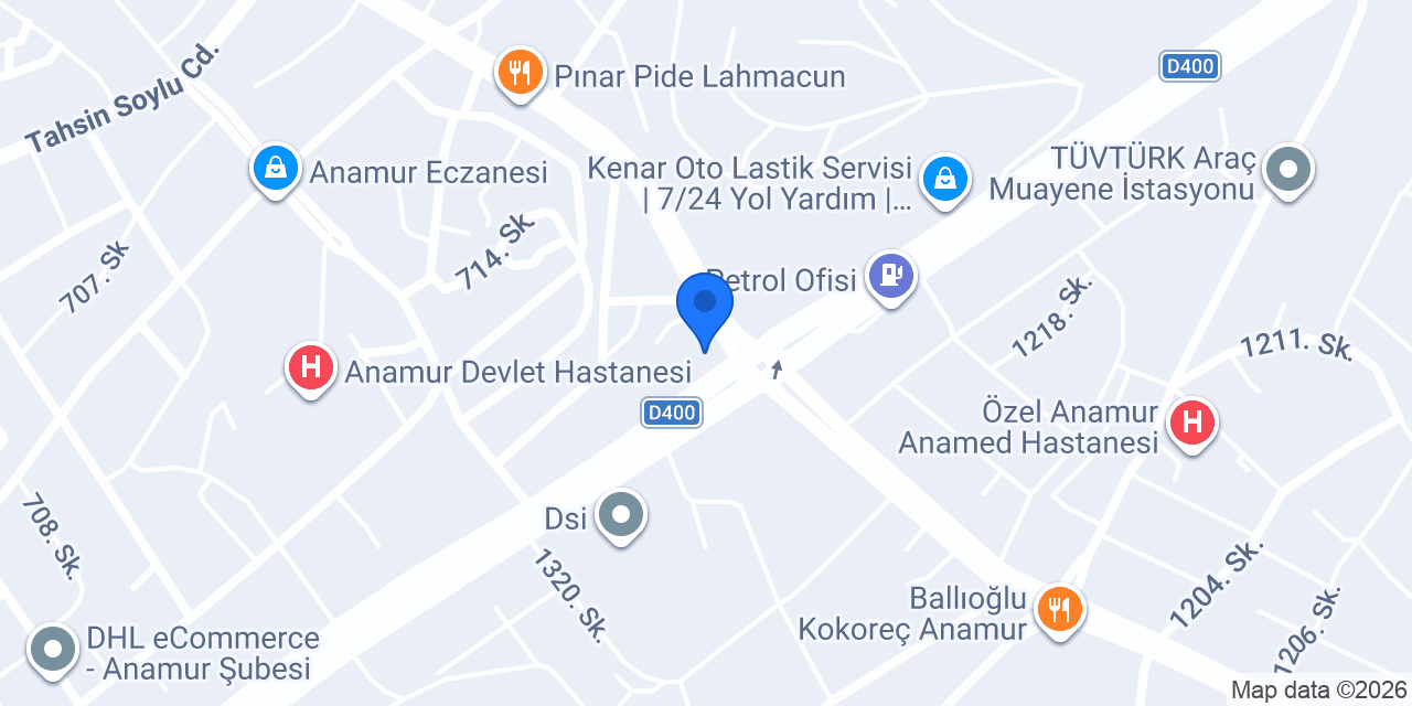 Tunaoglu Otomotiv konumu