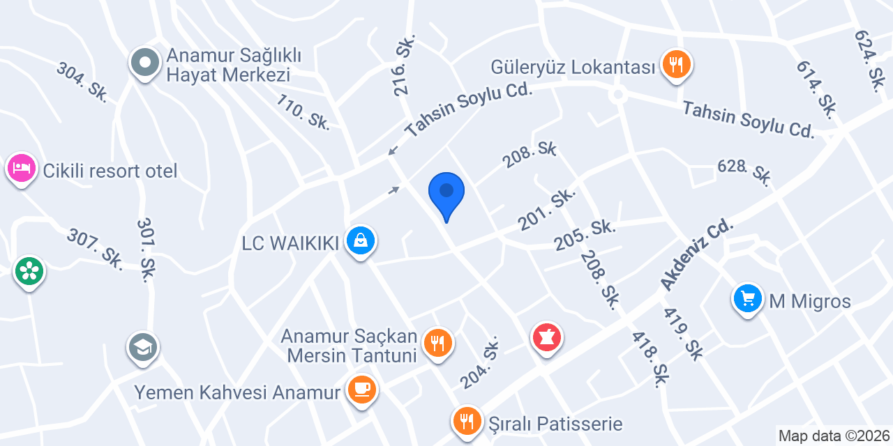 Anamur İlaçlama Akdeniz konumu