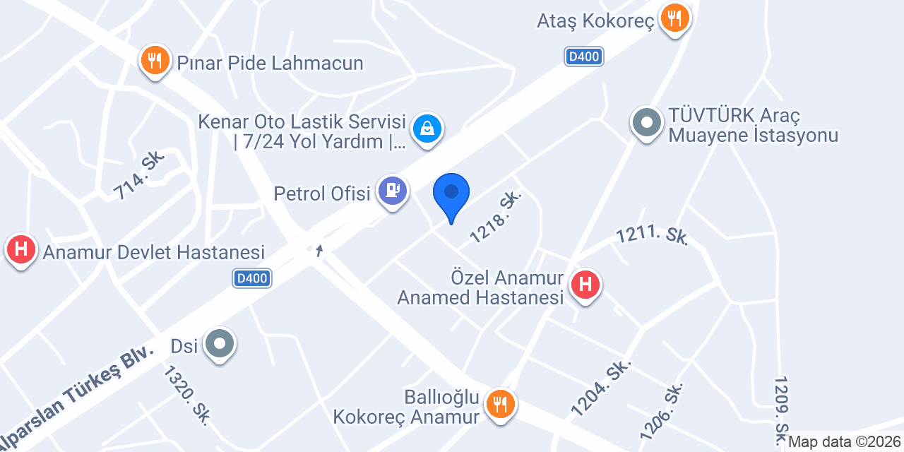 Anamurspor Taraftarlar Derneği konumu
