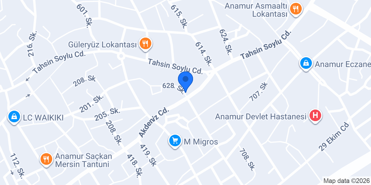 Diş Hekimi Dolunay Girgeç konumu