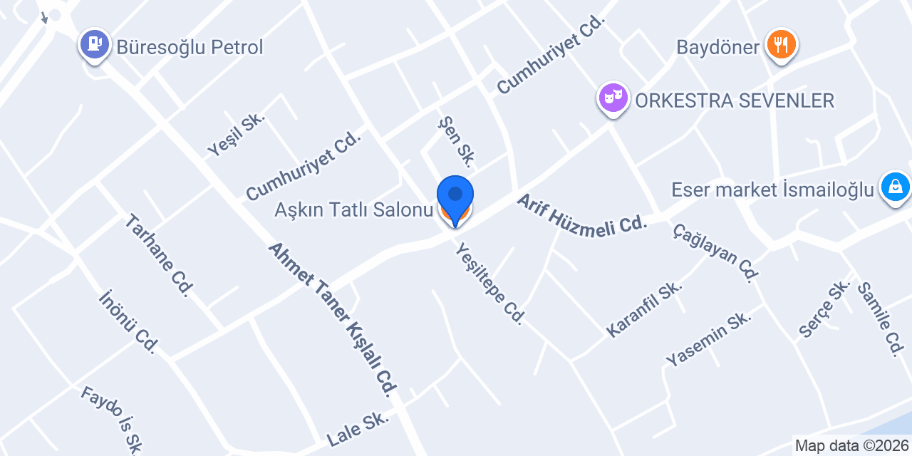 Aşkın Tatlı Salonu konumu