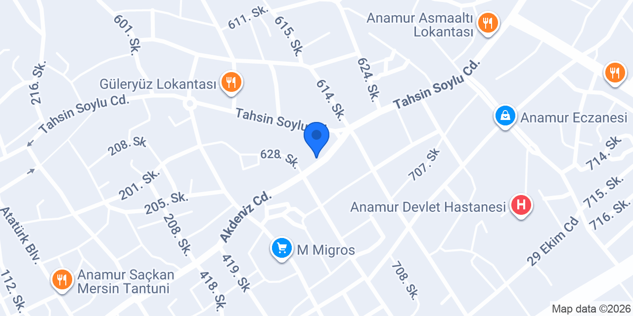 ALİ GİRGEÇ(Sera Market) konumu
