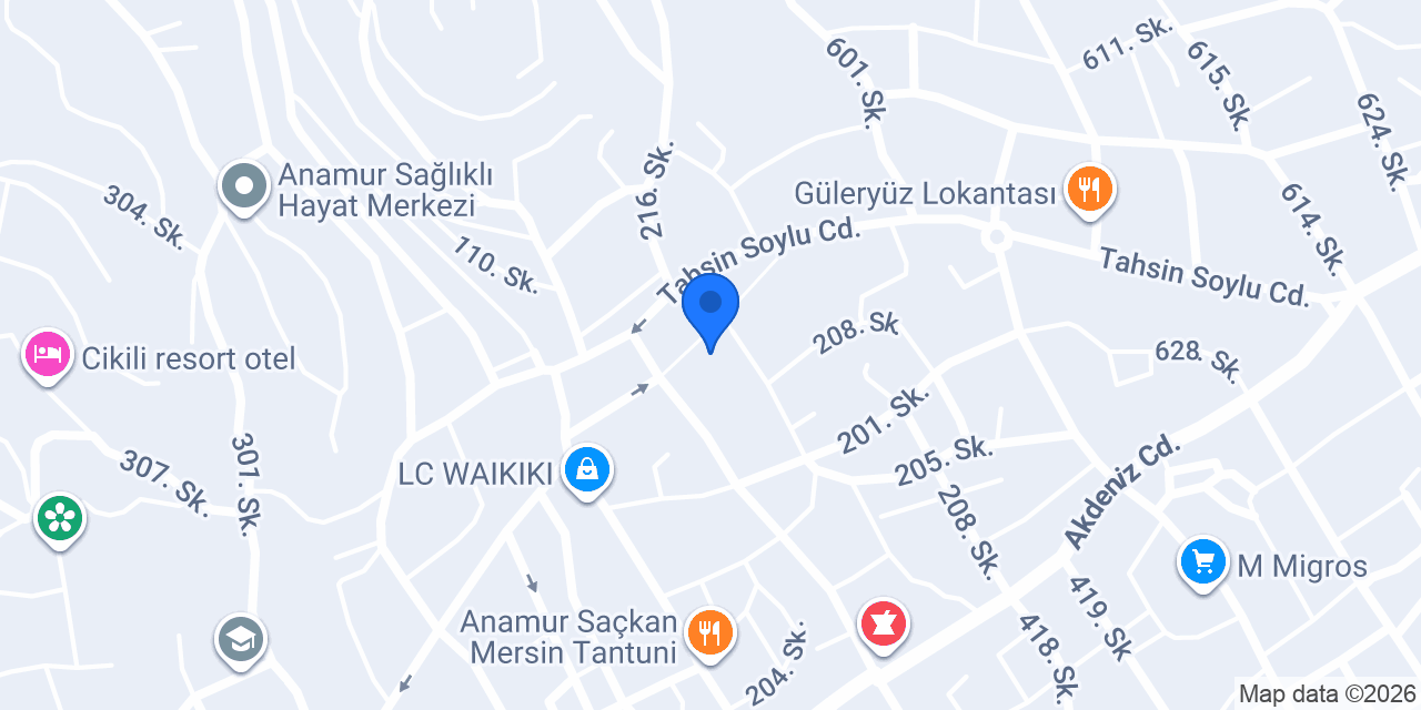 Avukat Tahsin Güçlü ŞİMŞEK konumu
