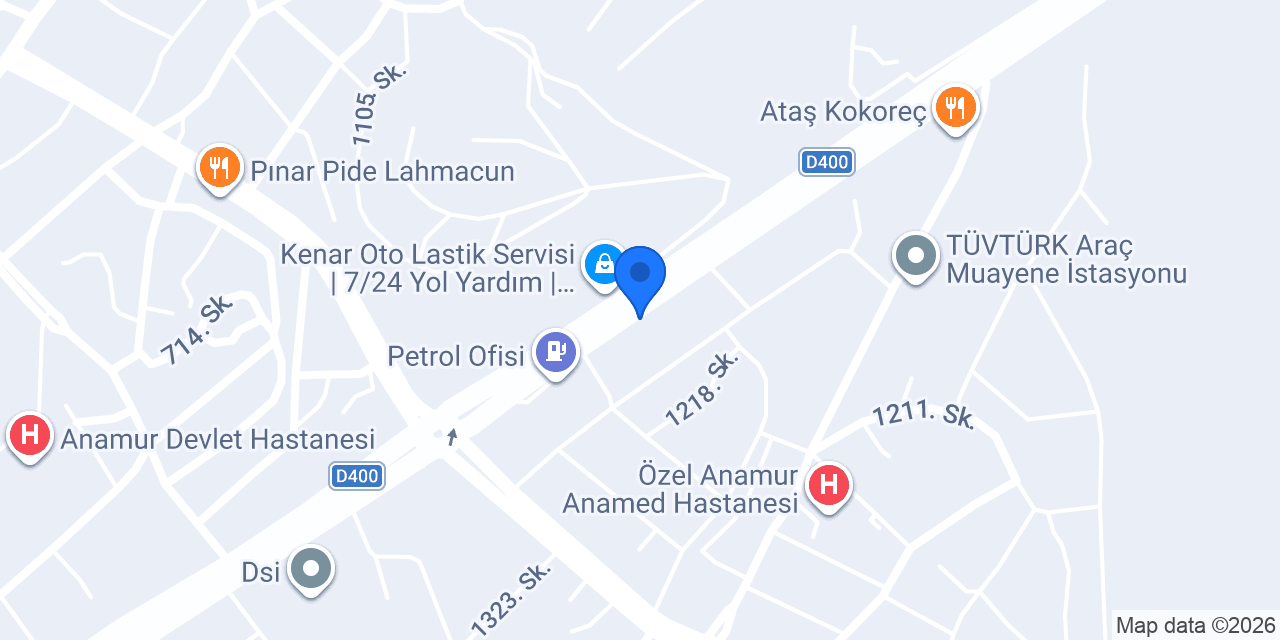 Anamur İstikbal TEZCANLAR konumu