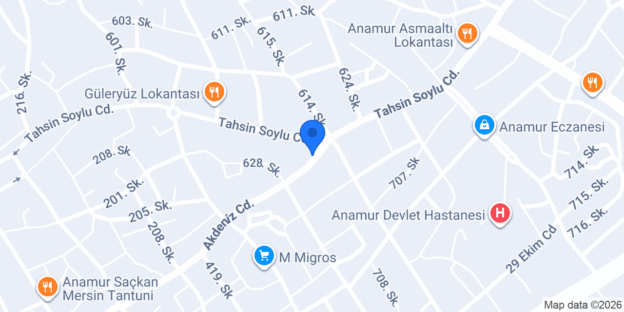 Seyhan Simit Sarayı konumu