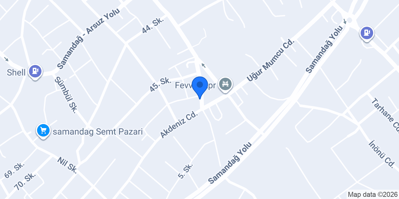 Makkas Erkek Kuaförü konumu