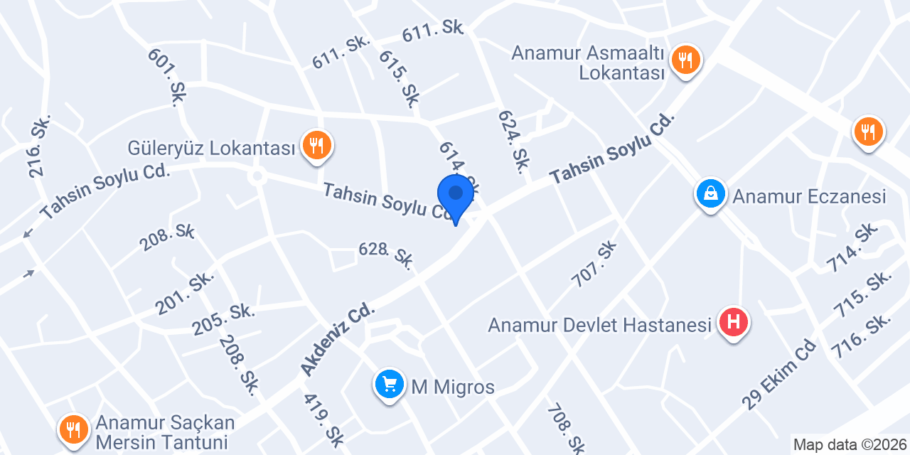 Işıkyolu Elektrik Anamur konumu