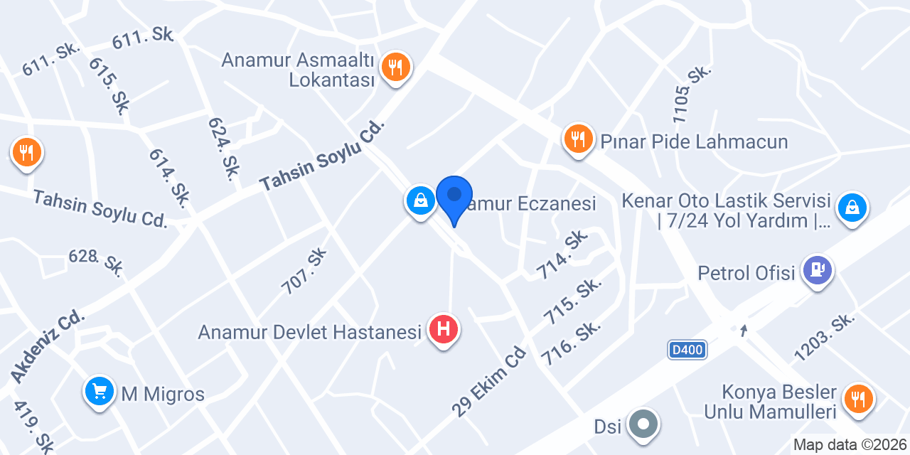 Ünal Eczanesi konumu