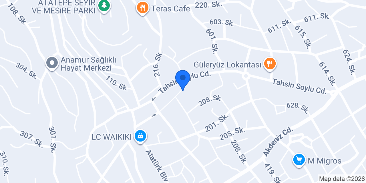 Tevhid Kitapevi konumu