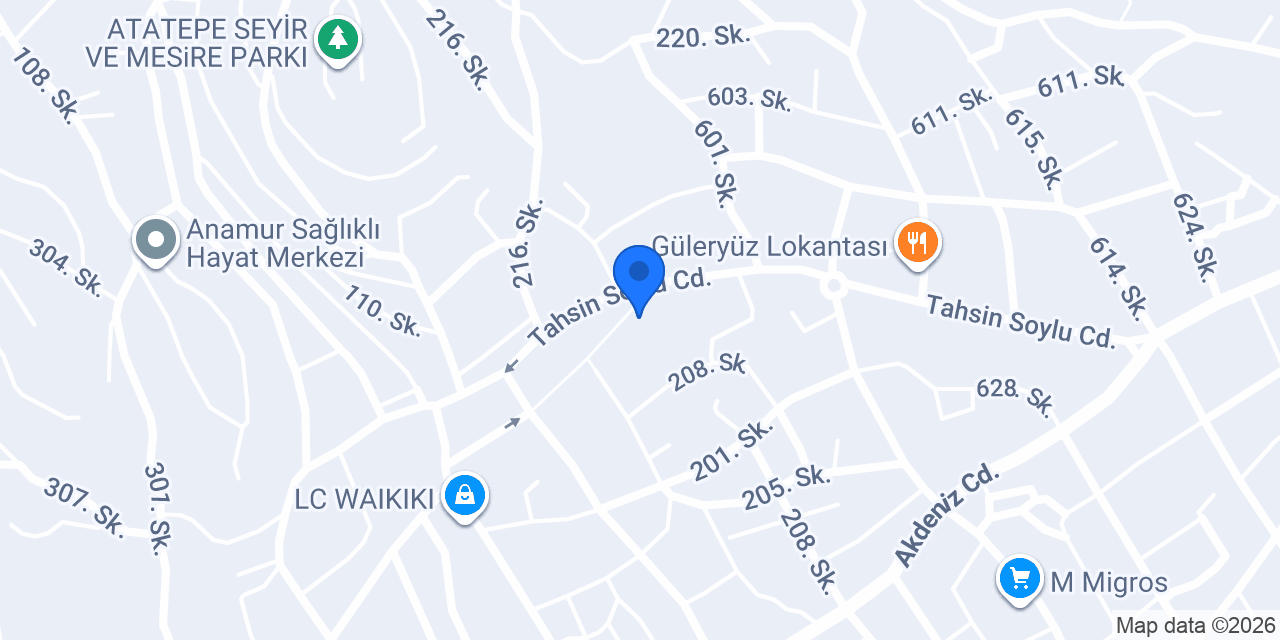 DenizBank Anamur Şubesi konumu