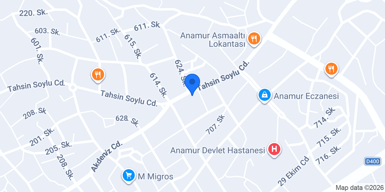 Talip Erkek Kuaförü konumu