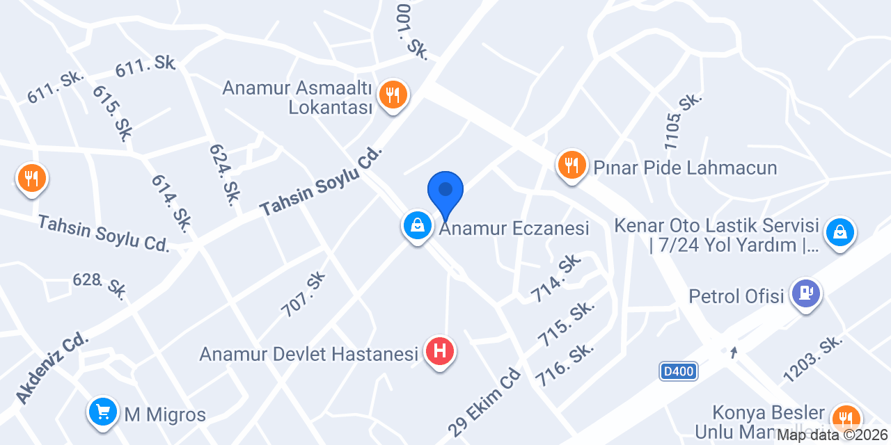 Aydanur börekçilik konumu