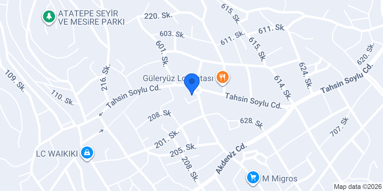 Diş Hekimi Bora Güven konumu