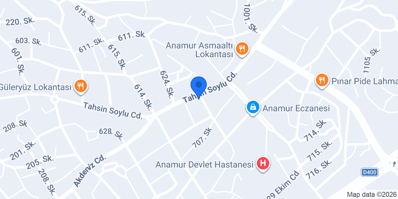 Özgül Eczanesi konumu