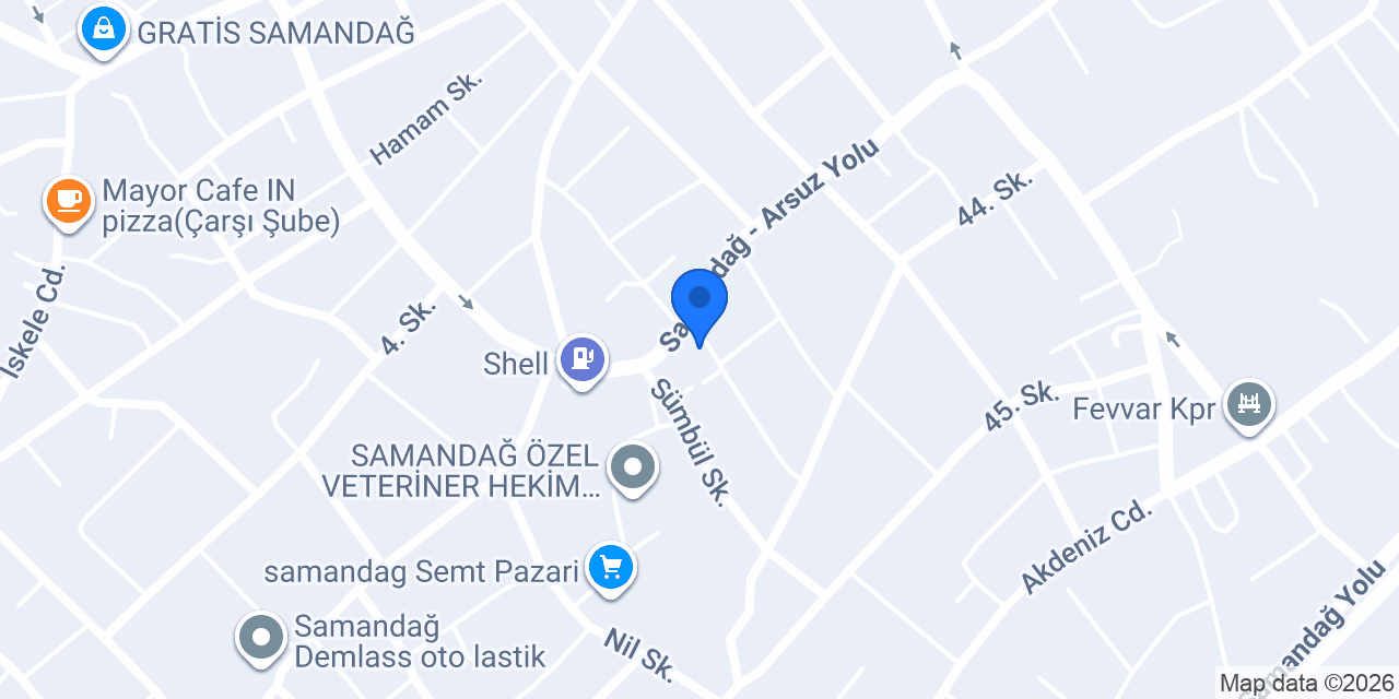 Çökmez Oto Yedek Parça konumu