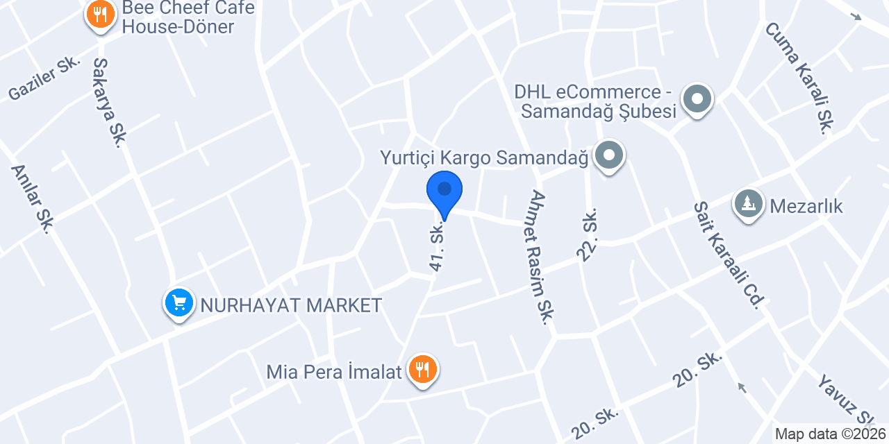 Behçet Yorgun İnşaat Malzemeleri konumu