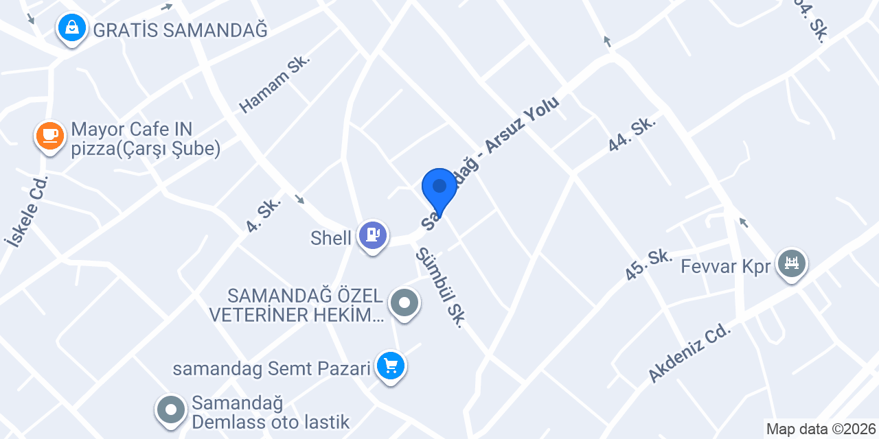 Uğur Oto Lastik konumu