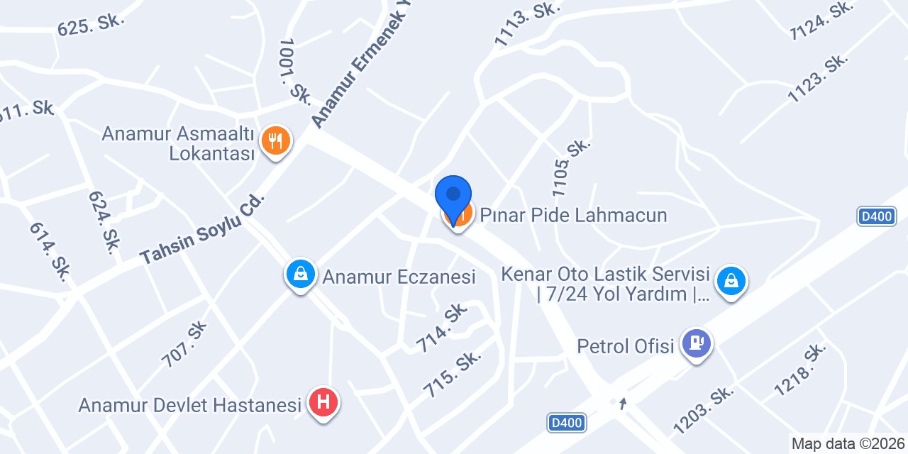 Anamur İnşaat Akdeniz Tic. konumu