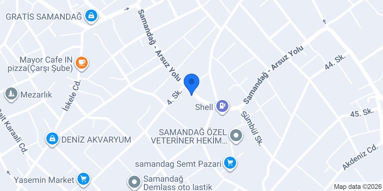 Samandag Dekorasyon konumu